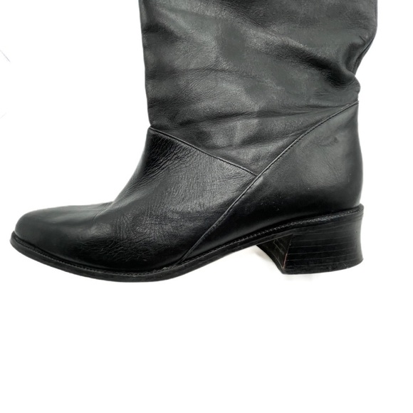 Rare Partners Black Leather vintage boots size 8.5 Tara - Picture 8 of 16